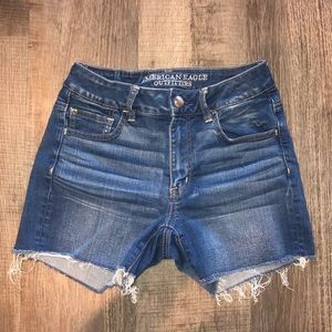 AMERICAN EAGLE High Rise Jean Shorts